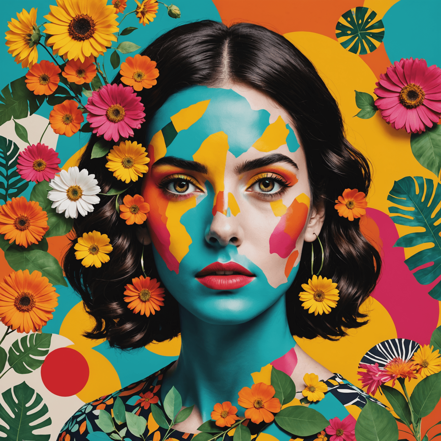 Collage de portafolios creativos españoles mostrando diseños vibrantes y audaces